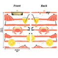 thumbnail image 5 of FORMRS Acrylic Clipboard with Low Profile Clip Standard A4 Letter Size, 12.5" x 9", Striped Crab, 5 of 8