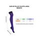thumbnail image 5 of Calceta Larga Medieta Rayada Algodón Moda Mujer 3 Piezas Violeta Unitalla, 5 of 5