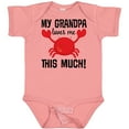 thumbnail image 3 of Inktastic My Grandpa Loves Me Crab Boys or Girls Baby Bodysuit, 3 of 5