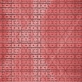 thumbnail image 1 of Ahgly Tapis d'Intérieur Lavable en Machine Carré Rouge, 5 Pieds Carré, 1 of 7