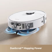 DREAME Robot Vacuum and Mop with 13000Pa Suction, Anti-Tangling Tech, Auto-Emptying Dock, Smart Obstacle Avoidance, White