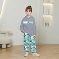 thumbnail image 2 of HUITKMM Boys Fall Outfits Boys Outfits & Sets Camo Print Hooded Long Sleeve Sweatshirt with Pants Loose Fit Casual Kids Outfit for Fall and Winter, 2 of 4