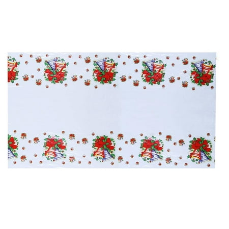 

Home Christmas Cartoon Pattern Printing PVC Tablecloth Home Decoration(4)