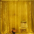 thumbnail image 2 of 3m X 3m Led light curtain, 300 leds, usb, waterproof, 8 modes, warm white light, 2 of 5
