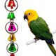 thumbnail image 1 of Stainless steel bell toy for parrots with soft sound, suitable for macaws, gray parrots, parrots, etc., 1 of 4