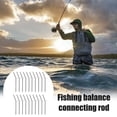 thumbnail image 3 of Sportteer Fishing Connecting Rod Sturdy Fishing Rod 20Pcs Luminous Fly Fishing Feeder Tube Snaps Hook Fishing Balance Connector Cod Teaser, 3 of 8