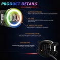 thumbnail image 6 of 4 Inch RGB Colorful Fog Fixture 200W 20000LM for Cars with Multiple Modes, 6 of 7