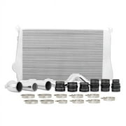 Mishimoto MMINT-DMAX-11KSL Performance Intercooler Kit Compatible With Chevrolet 6.6L Duramax 2011-2016 Silver