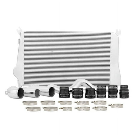 Mishimoto MMINT-DMAX-11KSL Performance Intercooler Kit Compatible With Chevrolet 6.6L Duramax 2011-2016 Silver