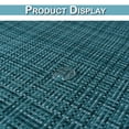 thumbnail image 4 of Kbook 18"x18" Lake Blue Solid Print Polyester Throw Decorative Pillow Cover, Waterproof (2 Count), 4 of 4