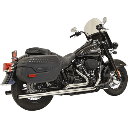 Bassani Chrome Duals w/2.25" Straight Mufflers (1S96P)