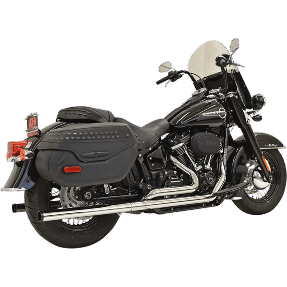Bassani Chrome Duals w/2.25" Straight Mufflers (1S96P)