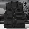 thumbnail image 2 of Gilet Utilitaire pour Femmes, Gilet Léger pour l'Extérieur, Gilet de Photographie Multi-Poches, Haut Matelassé Décontracté à Col en V, Pièce Confortable pour la Randonnée, Usage Quotidien, 2 of 4