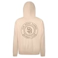 thumbnail image 3 of Men's Levelwear Khaki San Diego Padres Contact Oversized Pullover Hoodie, 3 of 4