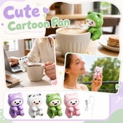 Table Fan for Food, Quiet with Clip – USB Rechargeable Fan with Animal Design for Tea Hot Drinks Children Meals Meals Kitchen Noodles Coffee