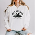 thumbnail image 6 of Happy Halloween Arch Distressed - Women's Lightweight Garment Dyed Sweatshirt, 6 of 13