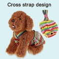 thumbnail image 3 of Pantalones cortos fisiológicos para perros y gatos, 3 uds., ropa interior para perros y gatitos, diseño de tira de pañales, bragas sanitarias con correa Feliz Sencillez, 3 of 5