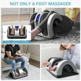 TISSCARE Shiatsu Foot Massager Machine with Heat Kneading for Pain