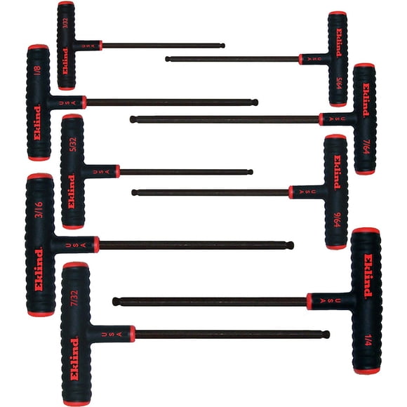 Juego de llaves hexagonales Eklind Tool Power-T 9 piezas SAE