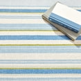 thumbnail image 6 of Dash & Albert Daphne Stripe Handwoven Cotton Rug, 2' 6" x 8', French Blue, 6 of 7
