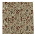 thumbnail image 3 of Ambesonne Floral Shower Curtain, Vintage Garden Botanical Art, 69"Wx70"L, Dusk Maroon, 3 of 3