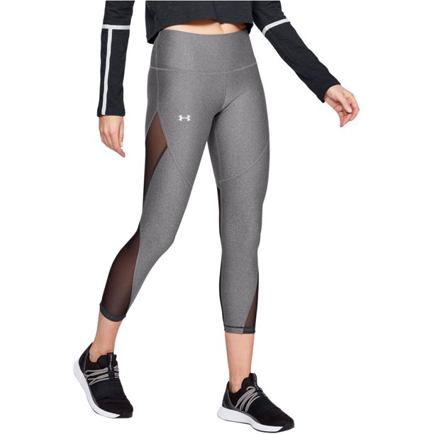 Pantalones deportivos de Compresión Under Armour para mujer gris mediano