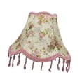 thumbnail image 3 of Pantalla de tela para lámpara, cubierta de lámpara, lámparas de mesa o de pie, pantalla de tela, decoración del hogar Estampado de flores rosa, 3 of 9