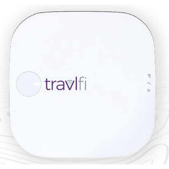 Pace International Hotspot Wi-Fi Mobile 700-010 TravlFi; 802.11 a/b/g/n; FDD-LTE/TDD-LTE/WCDMA; jusqu'à 5 Appareils; Se Brancher au Port USB Type-C; Capacité de Batterie 3000mAh; Carte SIM Virtuelle; avec Étui de Transport
