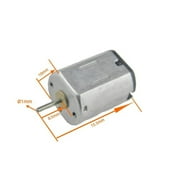 CHANCS of Small DC Motor DC 3.7V Speed 23500r/min Mini for dc Gear Motor DIY Toy Mini USB Fan Science Experiment Appliance with Shaft 2PCS
