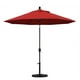California Umbrella GSPT908117-5403 9 Pi Marché en Aluminium Parapluie Pousser l'Inclinaison - Bronze-Sunbrella-Jockey Rouge – image 2 sur 2
