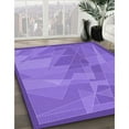 thumbnail image 2 of Ahgly Company Indoor Rectangle Patterned Purple Mimosa Purple Area Rugs, 3' x 5', 2 of 6
