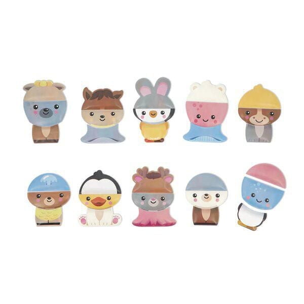 Janod Mix And Match Animals for bath time - 30 pieces - For children from 2 years old