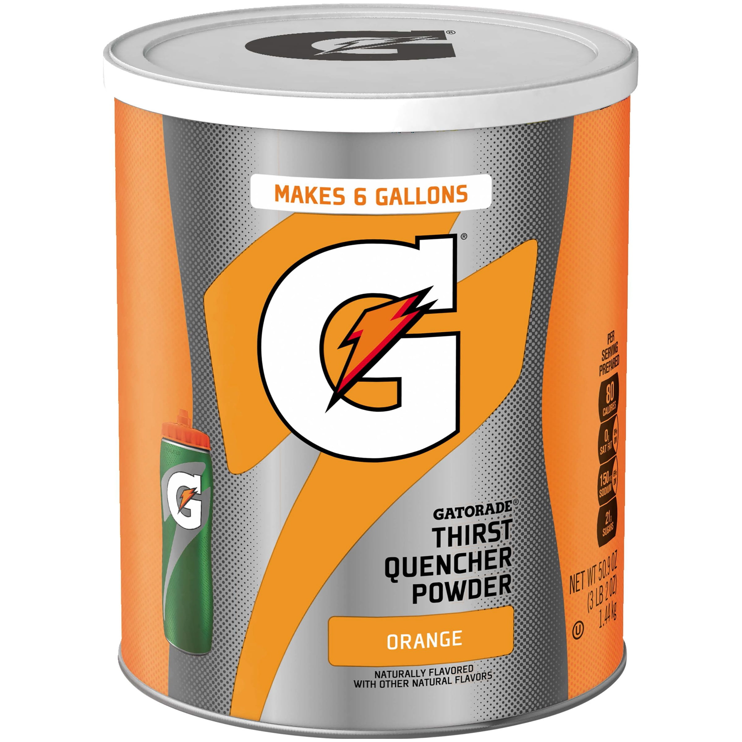 Gatorade Orange Thirst Quencher Sports Drink Mix Powder, 51 oz Canister