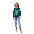 thumbnail image 1 of Ensemble de Pyjama en Peluche Polaire pour Garçons 2 Pcs (Dinosaure Vert, 12-14, numeric_12), 1 of 2