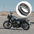 thumbnail image 1 of Alloy Motorcycle Horn Cover Professional Reusable Round Grille Shape Decorative Components Accessories Replacement for Bobber White Black, 1 of 9