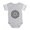 Heather Gray, variant on CafePress - Deco Medallion_Bl 1 - Cute Infant Baby Football Bodysuit