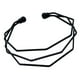 thumbnail image 5 of Brazalete abierto Yinane de acero inoxidable negro, 5 of 6