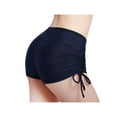 thumbnail image 2 of hirigin Womens Swim Shorts High Waist Sides Drawstring Stretch Sports Boyshorts Bathing Suit Tankini Bottoms, 2 of 2