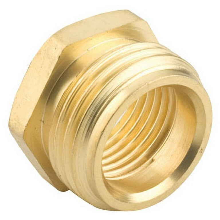 Gilmour 3/4 in. Brass Threaded Male/Female Hose Connector Gilmour 3/4 in. Brass Threaded Male/Female Hose Connector