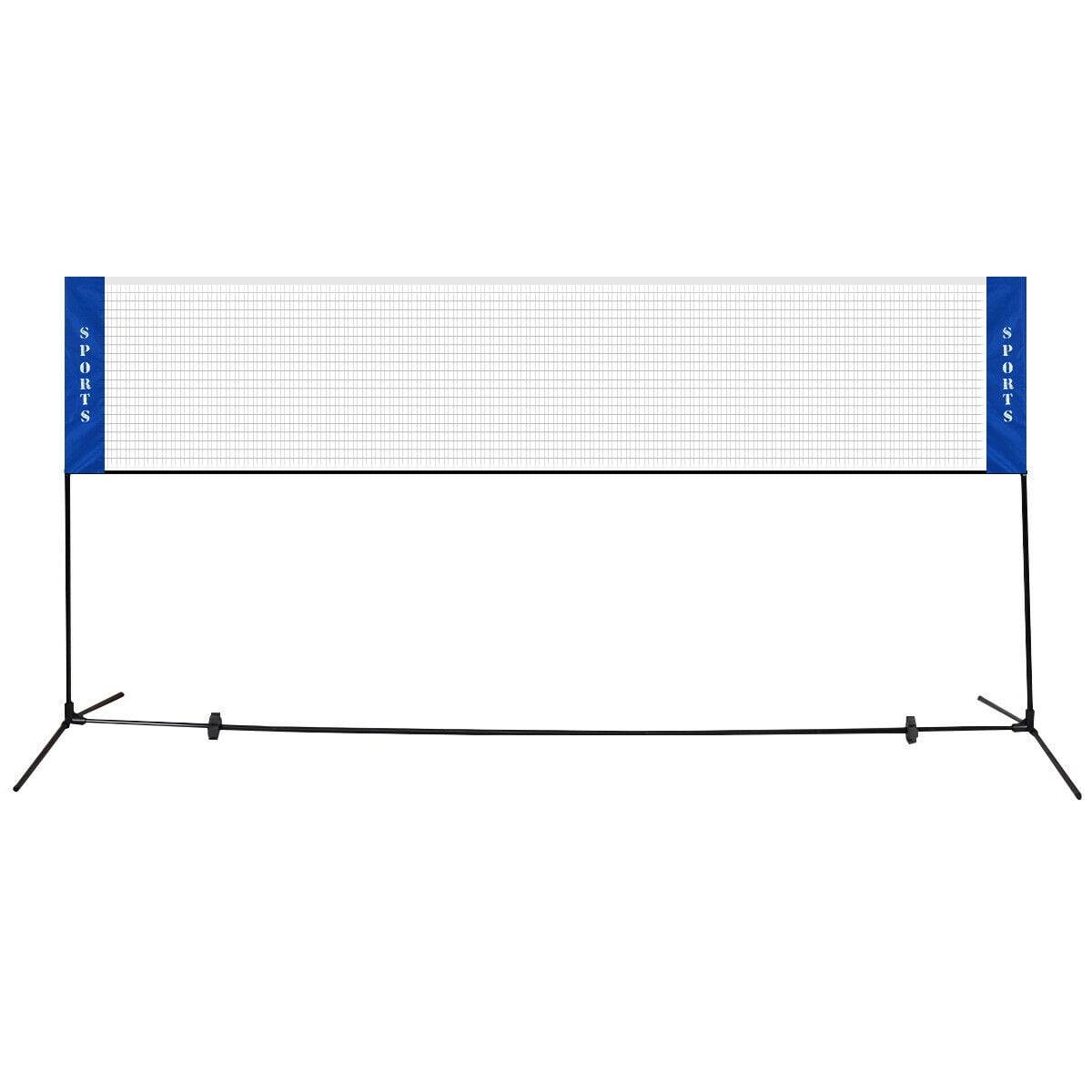Volleyball Net with Stand Badminton HLC 3 in 1 Outdoor Folding Adjustable Badminton Set,Tennis Battledore