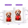 thumbnail image 4 of Happy Valentine's Day Goldendoodle Brings Love Heart Mug Doodle Dog Lover Gifts Idea Coffee Tea Cup - 02028, 4 of 4