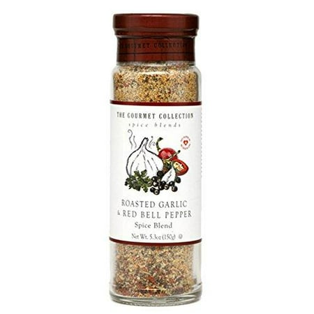 Gourmet Garlic Pepper - Roasted Garlic & Red Bell Pepper the Gourmet Collection, Spice Blend 4.9oz.