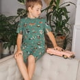 thumbnail image 4 of Balery Veterinary Clinics Conjunto de Pijama Infantil de Manga Corta con Estampado – Ropa de Dormir de Algodón Suave-XX-Large, 4 of 6