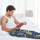 thumbnail image 5 of Fotbe Marine Nautical Pantalones de Pijama para Hombre, Pantalones de Dormir, Pantalones de Casa con Cintura Ajustable y Bolsillos-3X-Large, 5 of 6