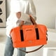 thumbnail image 5 of Bolsa de viaje naranja de gran capacidad: compartimento para zapatos, separación seca y húmeda, plegable, organizador de gimnasio deportivo, 5 of 6