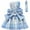 Blue, variant on HQREA Plaid Dog Dress Costume with Bow Holiday Puppy Christmas Outfit Pet Dress for Small Dogs