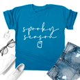 thumbnail image 2 of NMMUED T-Shirts d'Halloween Hauts de Sortie pour Femmes T-Shirt Squelette Tunique à Manches Courtes pour Femmes T-Shirts Décontractés pour Femmes T-Shirts Graphiques d'Halloween Hauts d'Halloween pour Femmes Bleu Foncé TTG, 2 of 4