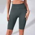 thumbnail image 6 of idosla 3D Anti Cellulite Leggings for Women Slim Compression Bermuda Short Push-Up Sculpting Yoga Pants Fitness Workout Short (Dark Gray, L), 6 of 6