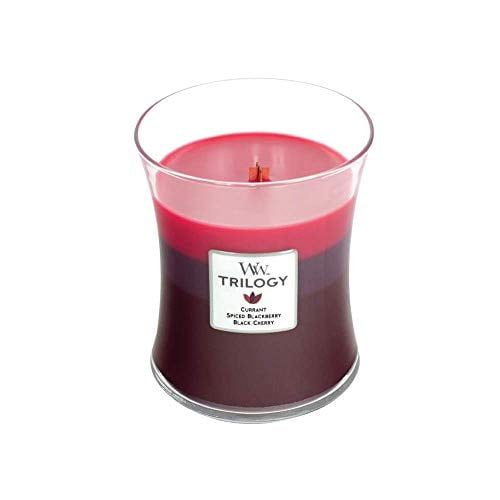 SUN-RIPENED BERRIES WoodWick Trilogy 10 oz Scented Jar Candles - 3 in One