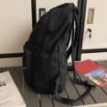 thumbnail image 1 of mochila retra Bolso casual unisex de lona de gran capacidad para mujeres y hombres al aire libre (negro), 1 of 9